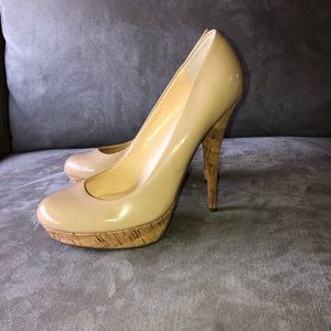 Guess Platform Heels in Nude